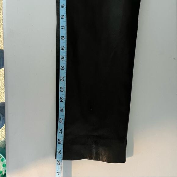 Vintage Excelled Black Leather Pants Size 4 EUC - Picture 10 of 10